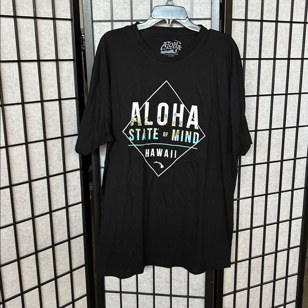 ALOHA Collection Black Short Sleeve Tee